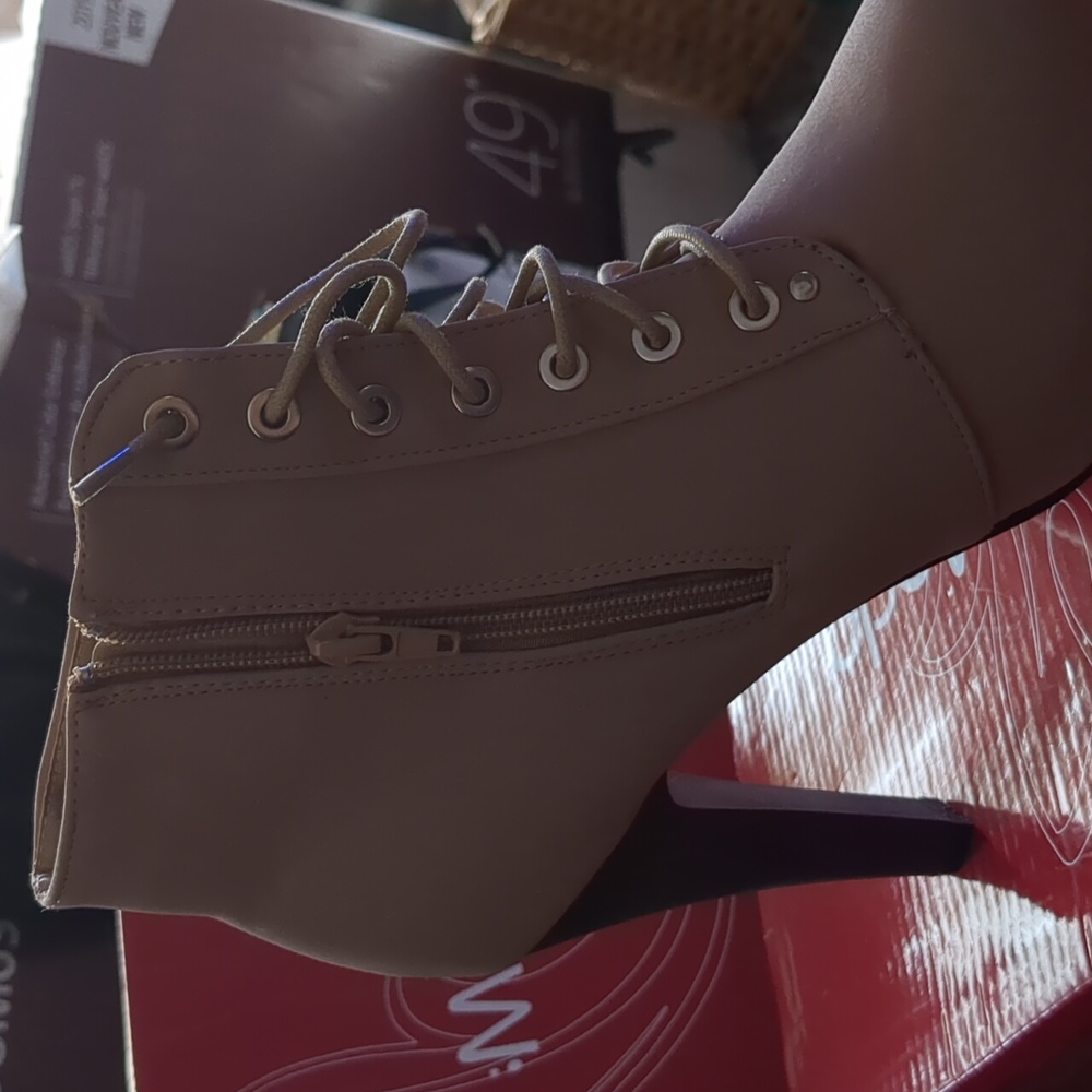 Tan boots